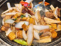 啫啫大肠-正德楼果木烤鸭·渔家菜(东港店)