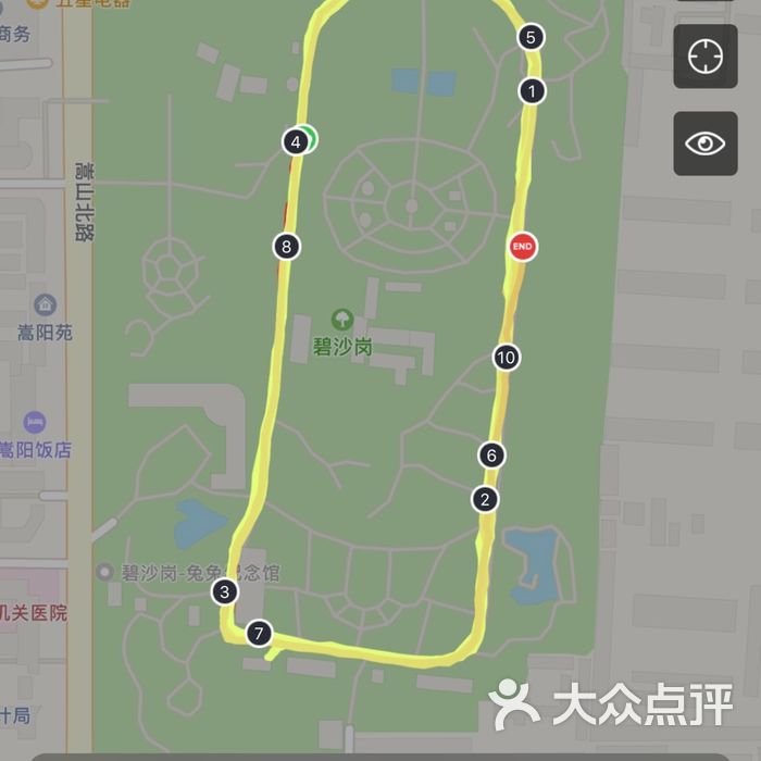 郑州碧沙岗公园地图图片