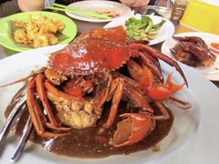 黑胡椒炒螃蟹-明记烧鱼美味店