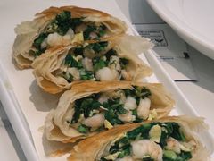 脆皮大虾仁韭菜盒-海味当家·蒸锅海鲜(中山广场创始店)
