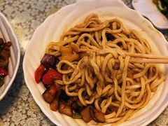 茄子肉丁鸡蛋拌面-文三里屯面馆(三里屯店)
