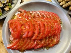 桂花西红柿-壹头蒜烧烤小院儿