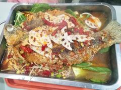 烤鱼-中央民族大学-食堂