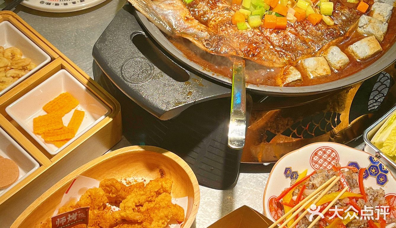 只要3️⃣RMB实现🍚饮料自由的烤鱼绝了