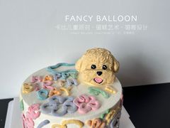 -卡比儿童蛋糕·心意定制·低脂零卡糖动物奶油FancyBALLOON(滨海店)