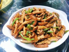 香干肉丝-国生茶庄·地道农家菜团建活动