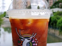 热恋蜜瓜气泡美式-瑞幸咖啡(长城大厦店)