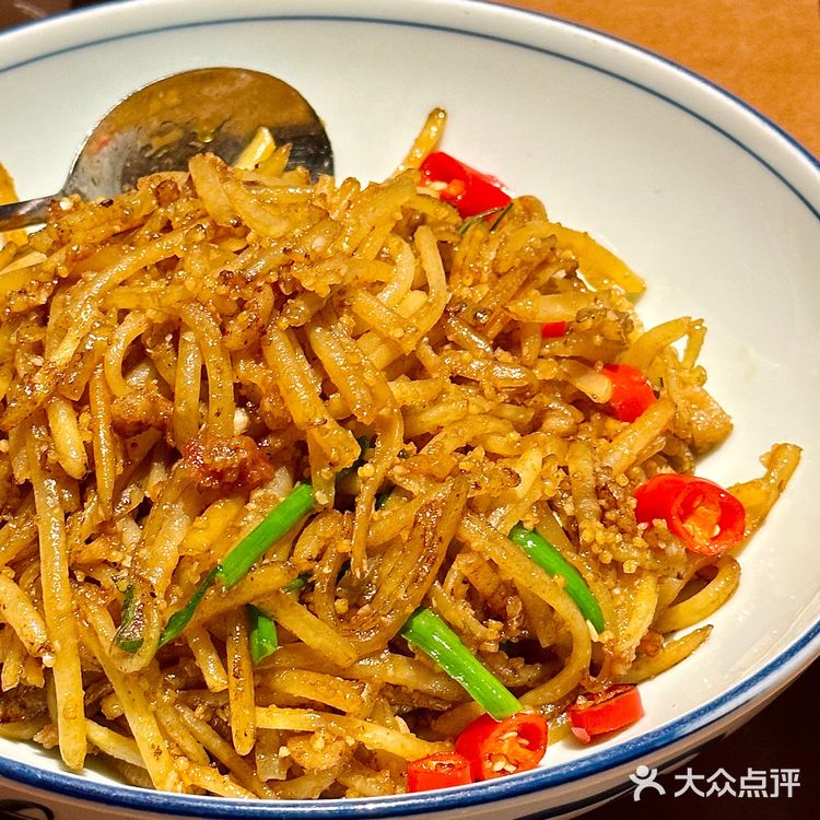 小米油渣土豆丝真是美食杰作🌶️