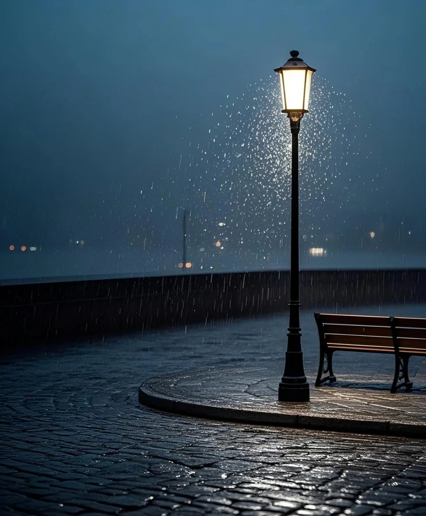 雨,夜!