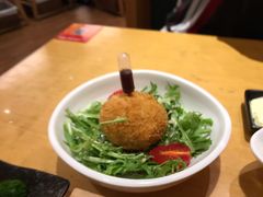 酥炸猪肉裹温泉蛋-胜博殿日式炸猪排(西红门店)