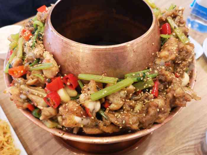 你好蛙炭火牛蛙(正阳路店)-"去的时候人很多,等了很长时间,[微笑]金.