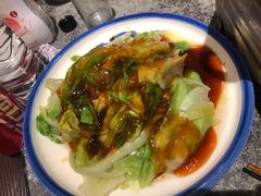 蚝油生菜-华盛园卷子王农家菜水库鱼