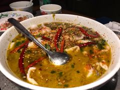 酸菜鱼片-老头儿油爆虾(星光一期店)