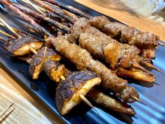 烤猪颈肉-老式乌米冰(阜阳园店)
