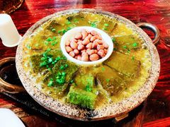 铁板野菜豆腐-农厨好味·温泉鹅·农家菜