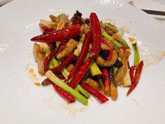 鸡纵菌炒牛柳-唐宫海鲜舫