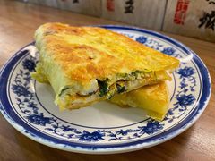 韭菜蛋饼-老客满蛋饼(双塔市集店)