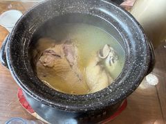 崂山泉水鸡-崂山水果园农家宴(泉水鸡店)