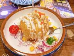 炸温泉蛋土豆泥沙律-仙隐小鹿中華の日料(正弘城店)