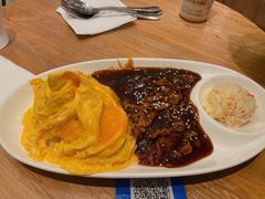 照烧肥牛蛋包饭-玛格萝妮比萨屋(四平店)