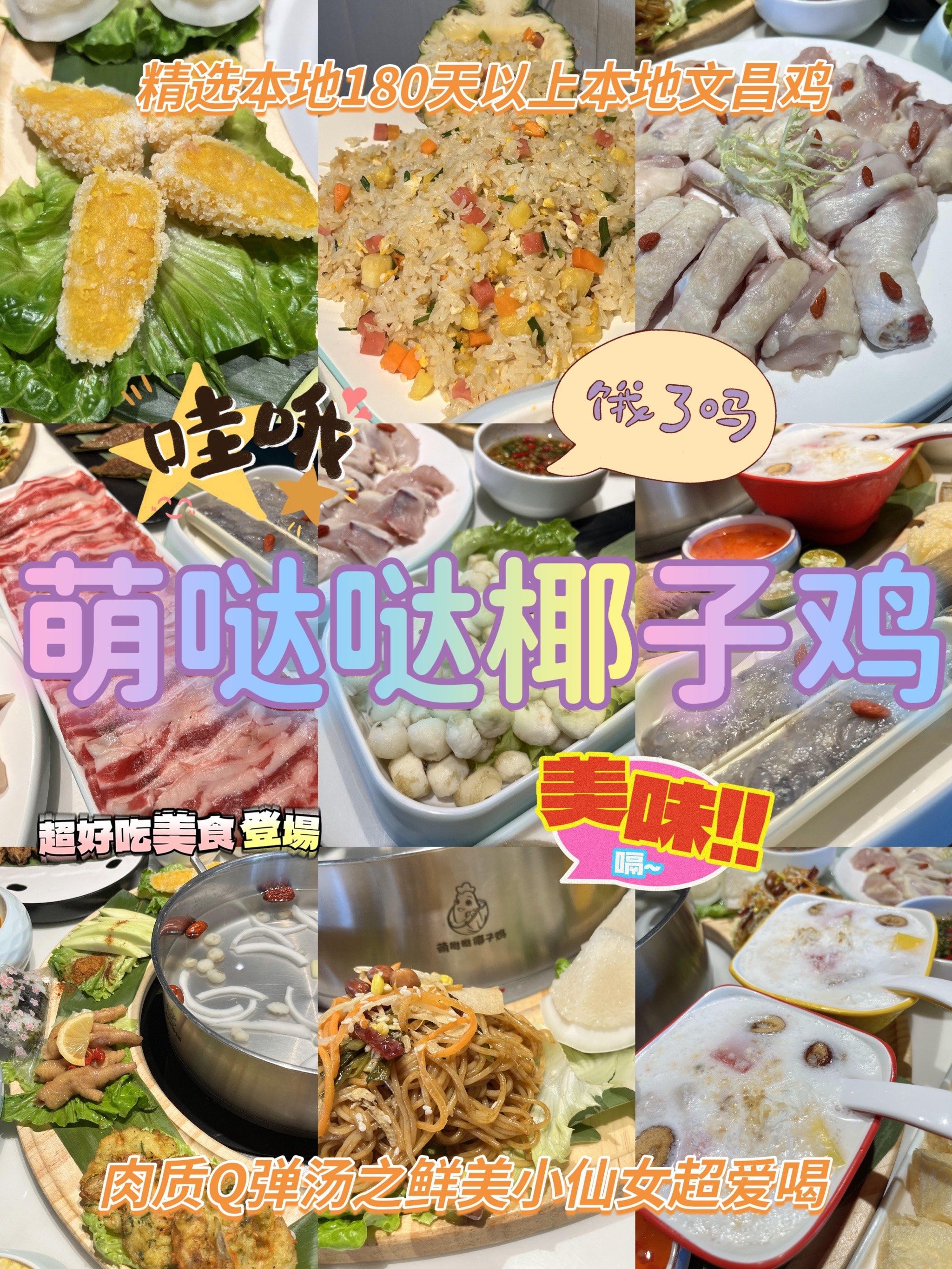 9095三亚必吃的美食推荐:萌哒哒椰子鸡餐厅!94-大众点评