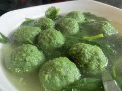 翡翠圆子汤-柏合黄记豆腐皮饭店