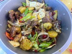 -炕锅羊肉土火锅面片大王