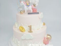 -卡比儿童蛋糕·心意定制·低脂零卡糖动物奶油FancyBALLOON(滨海店)