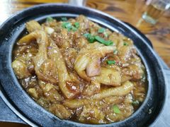 鱼香茄子煲-贤鲁岛贤溪农庄