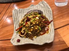 豆芽粉条炒黑猪肉-醉霖生态餐厅(交大店)