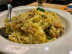 三色蘑菇鸡柳炒饭-佰搭果·广式茶餐厅(西华路店)