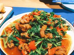小炒黄牛肉-爱妻鱼•老体北重庆水煮鱼•川菜(白云路店)