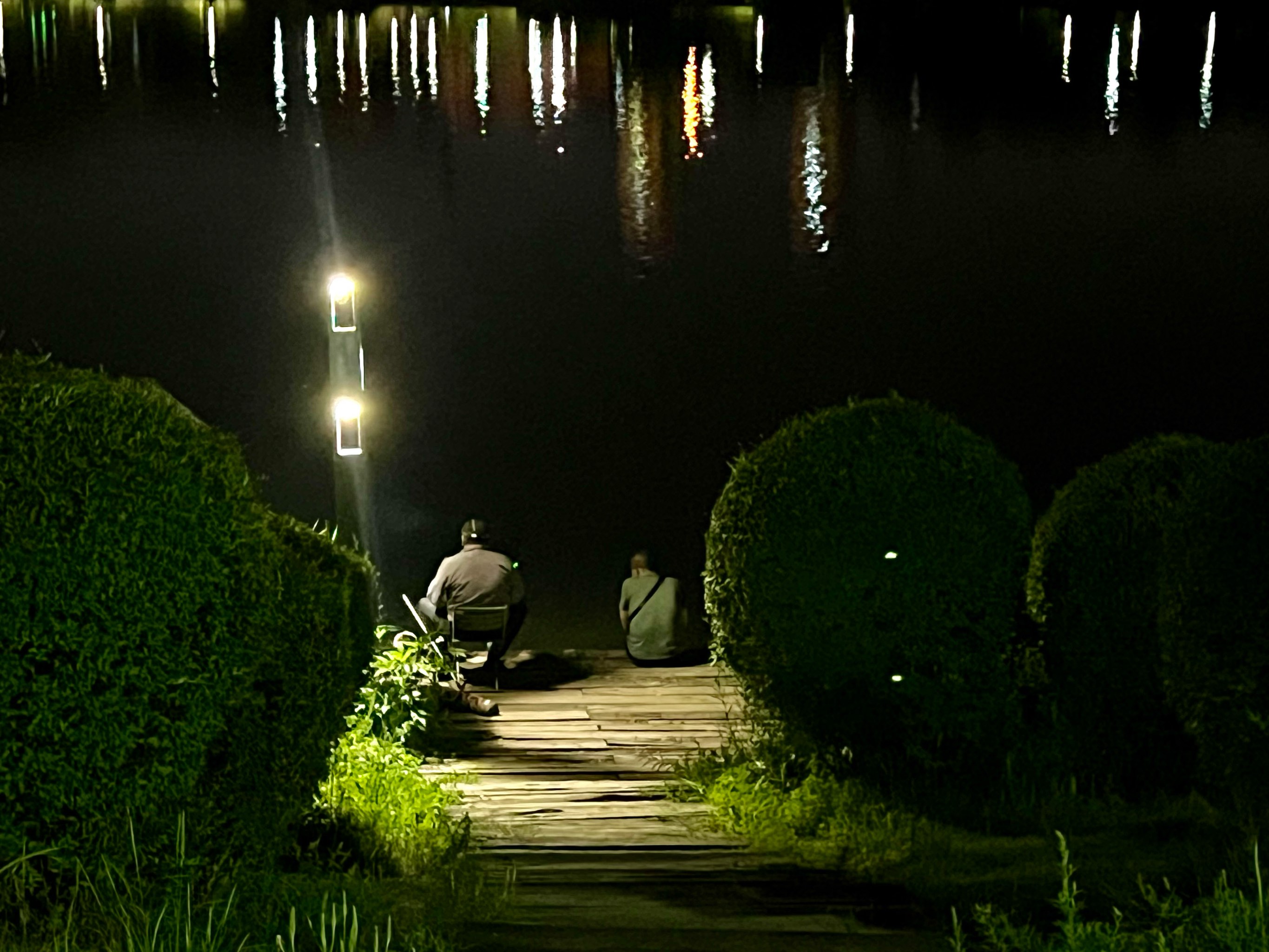 夏天的景色 夜晚图片