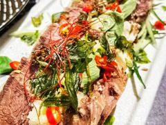 金不换牛肉配腌青线椒沙茶酱-ATLAS COFFEE(雅居乐中心店)