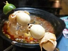 鹌鹑腐竹串-老表记广西宵夜螺蛳鸭脚煲(西大店)