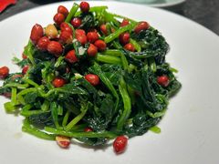 果仁菠菜-李记饺子·熏酱东北菜(欢乐谷店)