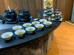 自助调料区-海棠湾洲际-涛·海底餐厅·美人鱼·自助餐·海底隧道