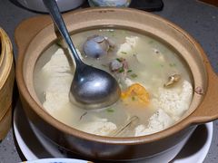 筒子骨炖豆腐-老头儿油爆虾(星光一期店)