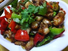 爆炒野生狗鱼块-煲来饱去冷水鱼