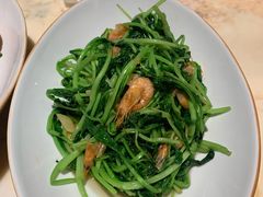 小河虾爆炒鸡毛菜-锦府盐帮·侯宅(五棵松万达店)