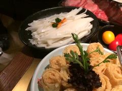 炸腐皮-左庭右院鲜牛肉火锅(南通CBD大有境店)