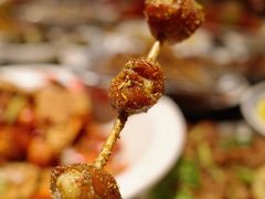 大肠串蒜-周姑娘不等味·牛羊肉火锅·螃蟹罗氏虾·烤鱼烤串(高邮店)