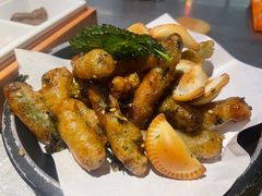 炸四季聪明豆-探鱼·鲜青椒爽麻烤鱼(正佳广场店)