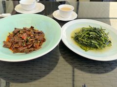爆炒猪肝-火福·天湖阁大闸蟹博物馆主题餐厅(浅水湾店)