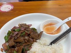 洋葱猪肝盖饭-老高面馆(洋泮路店)