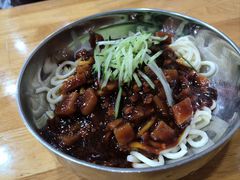 炸酱干拌面-上汤土豆面