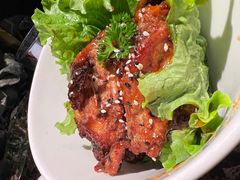 黑白芝麻鸡翅-Let's burger&pasta·非常汉堡·融合西餐(蓝色港湾店)