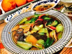 青菜菌菇汤-八珍手工水饺·妈妈的爱(传芳巷店)