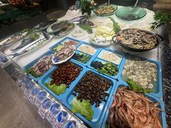 -海派美食·家宴海鲜青岛菜·石锅鲽鱼头(东方城店)