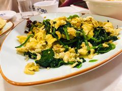菠菜炒鸡蛋-疆域美食